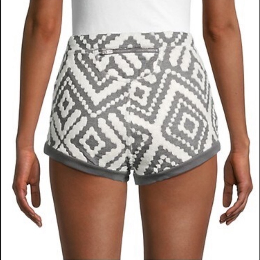 Free People Where The Wind Blows Jacquard Drawstring Shorts - Picture 2 of 13